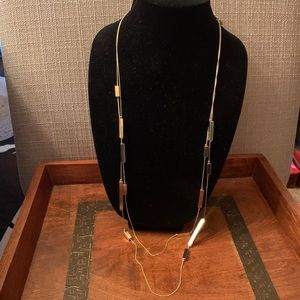 Chico gold block necklace